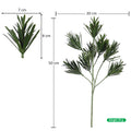 Large artificial tree branches with leaves