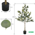 Artificial eucalyptus plant for easy home styling