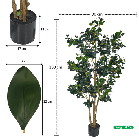 Artificial Rubber Plant