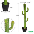 Faux finger cactus plant for indoor spaces