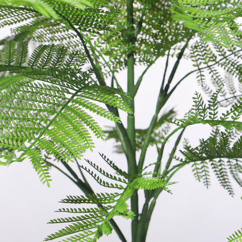 Lifelike artificial fern plant