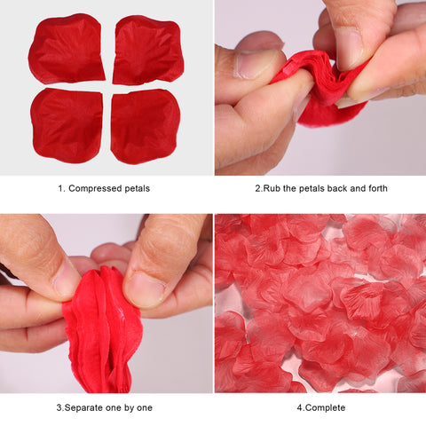 Artificial Silk Rose Petals