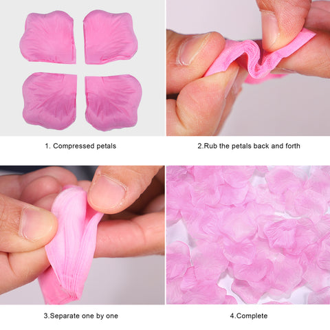 Artificial Silk Rose Petals