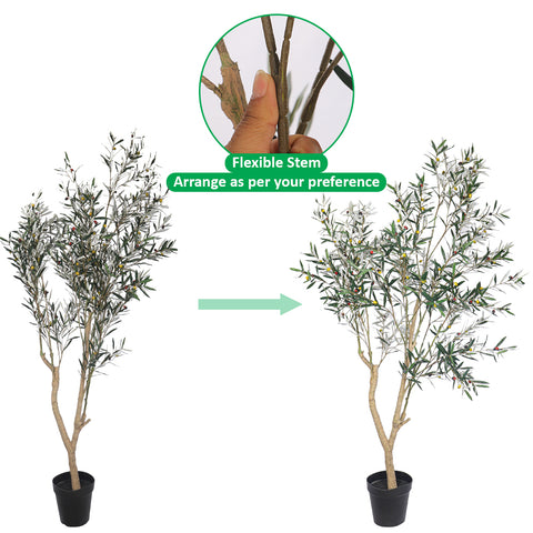 240cm Tall Artificial Olive Plant