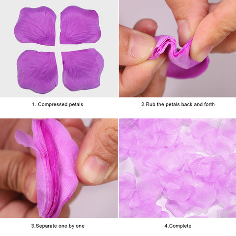 Artificial Silk Rose Petals