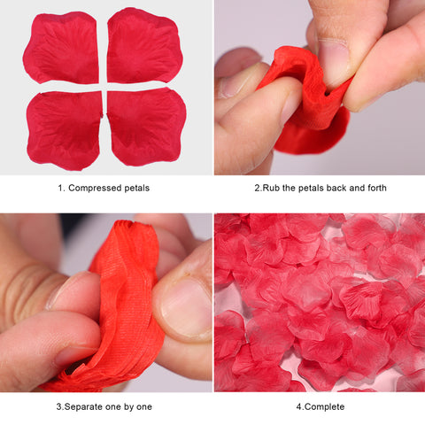 Artificial Silk Rose Petals