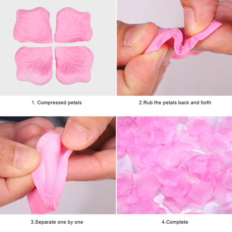 Artificial Silk Rose Petals