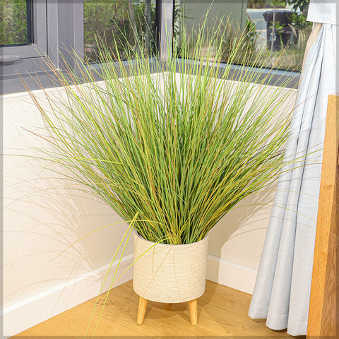 Nearly Natural Grass Plant in Plastic Pot