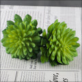 Artificial Flower Head with realistic succulent flowers