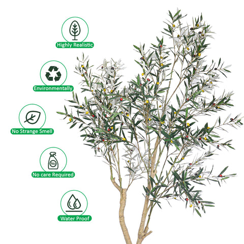 240cm Tall Artificial Olive Plant