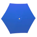 UV-blocking tilting outdoor umbrella for effective sun protection