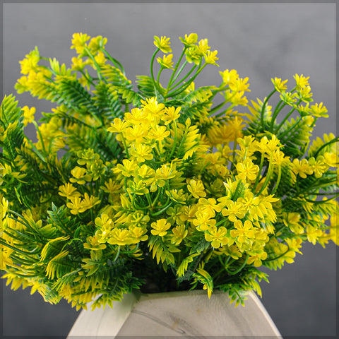 Artificial Leaves with Flower Bunch