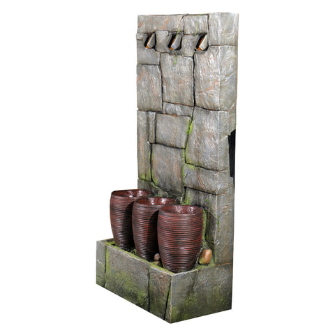 Decorative Pots Wall Fountain