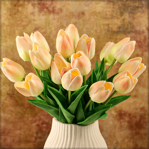 Fake Tulip Flowers in a Bunch