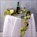 Artificial grape leaves garland