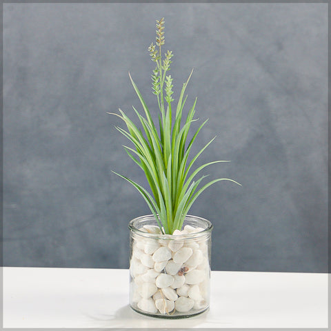 Decorative faux succulent plant