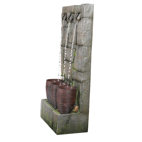 Decorative Pots Wall Fountain