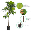 Realistic artificial loquat plant with vibrant fruit