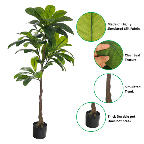 Realistic artificial loquat plant with vibrant fruit