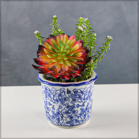 Fake Succulent Flower Head for easy home styling