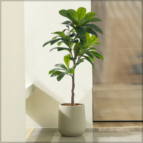 Faux loquat tree for easy home styling