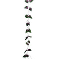 Artificial hanging purple string leaves garland for events