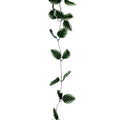 Faux white vine garland for enhancing wedding backdrops