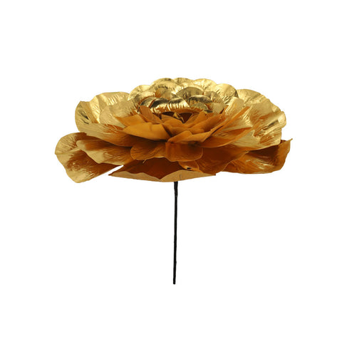 Decoration Paper Flower Wall Gold-PE