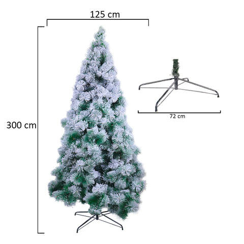 Fake Snow Frosted Christmas Tree