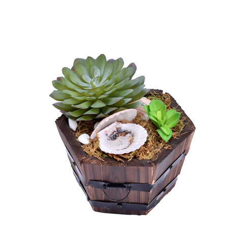 Artificial Potted Succulent Plant