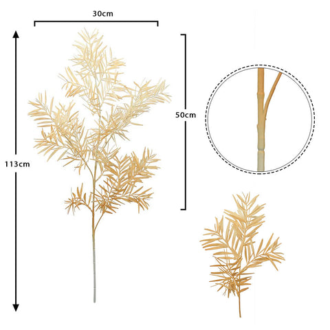 Pine needle leaf and grass sprays for creating green accents in decor