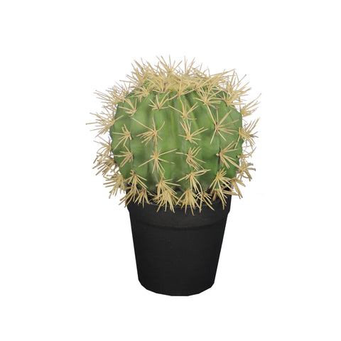 Faux barrel cactus for home decor