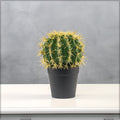 Artificial barrel cactus plant