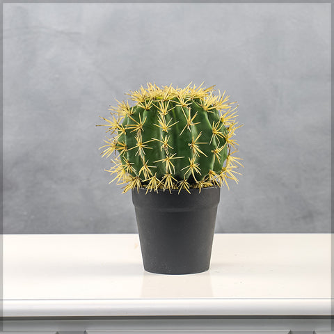 Artificial barrel cactus plant