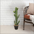 Compact artificial saguaro cactus for home decor