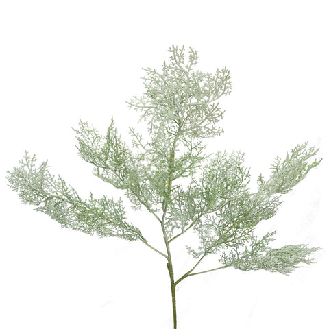 Realistic artificial misty pine leaves for year-round decor