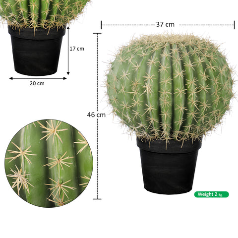 Artificial Barrel Cactus