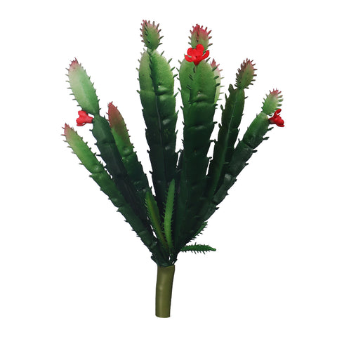 Realistic mini cactus for indoor decor