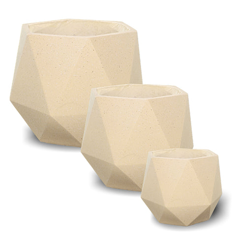 Diamond Shaped Cream Planter