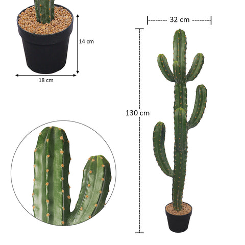 Decorative artificial cactus for home decor