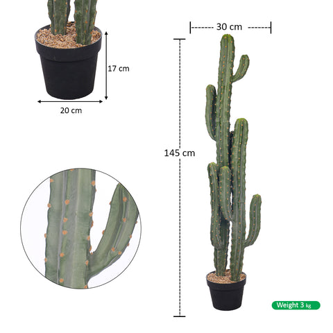 Artificial Potted Cactus Plant