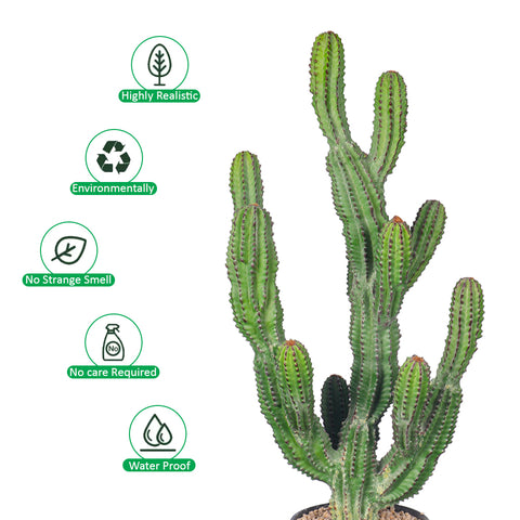 Artificial Small Potted Cactus Plant