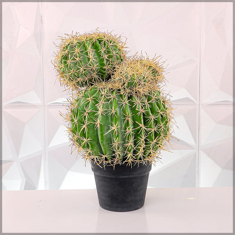 Artificial Potted Cactus Ball