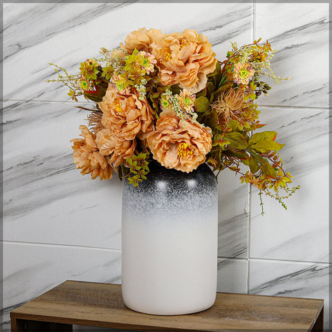 Stylish narrow neck vase for modern home interiors