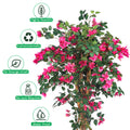 Faux Bougainvillea Plant for Vibrant Home Accents