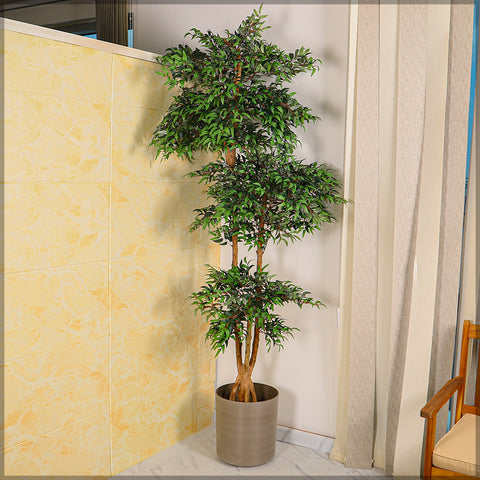 Faux 220cm ficus tree for modern spaces