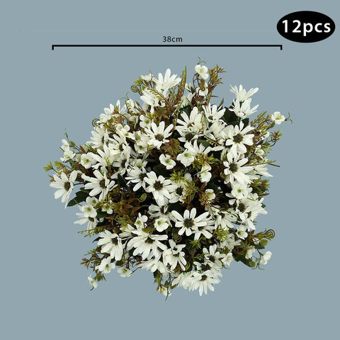 Artificial Mix Mini Daisy Flowers White