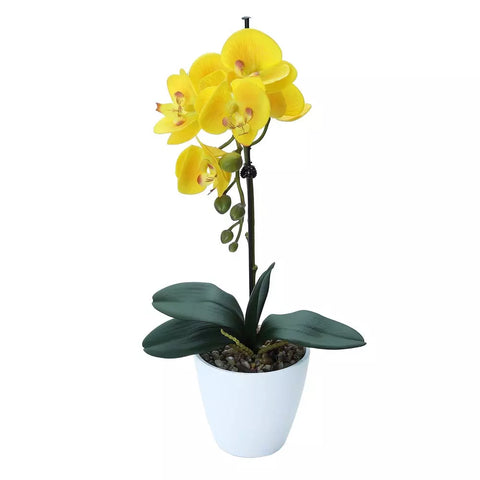 Artificial Potted Phalaenopsis Flower