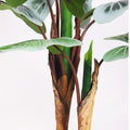 Realistic fake taro leaves for stylish home interiors