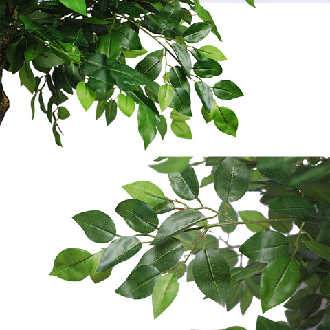 Fake ficus tree for realistic greenery